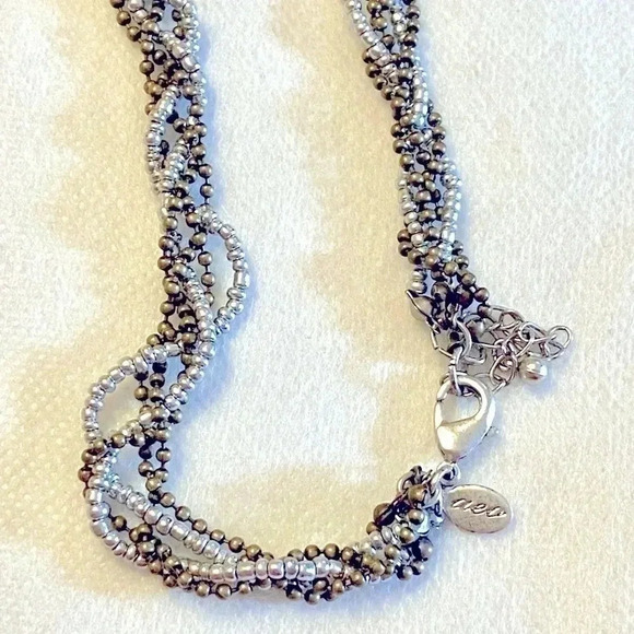American Eagle 🦅 Outfitters signed necklace with multilayered beads strands - Picture 3 of 5